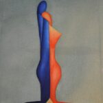 Scultura modellata di argilla di maria pignatelli