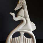 Scultura modellata di argilla di maria pignatelli