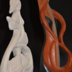 Scultura modellata di argilla di maria pignatelli